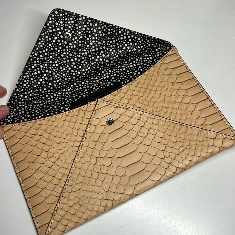 Loeffler Randall Python Embossed Clutch - Picture 4 of 16